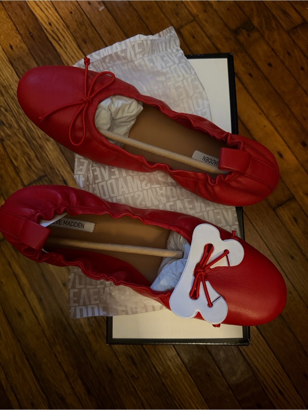 Steve Madden LANTI RED LEATHER